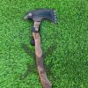 Igorot raindrop Head Axe in Vikings Style Full Tang  Handmade Damascus Unique Hunting Hatchet/Tomahawk Axe - Image 7