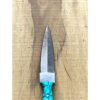THE TRI DAGGER || Damascus Dagger Handmade Tri Dagger || Free Leather Sheath - Image 4