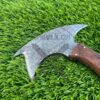 Igorot raindrop Head Axe in Vikings Style Full Tang  Handmade Damascus Unique Hunting Hatchet/Tomahawk Axe - Image 5