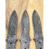 Handmade Damascus Throwing knives set of 3 Pieces 8.5' Well Balanced and beautifully covered with original Leather, Gift for him, Hunting - Image 2