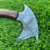 Igorot raindrop Head Axe in Vikings Style Full Tang  Handmade Damascus Unique Hunting Hatchet/Tomahawk Axe - Image 4