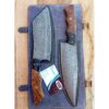 Professional Handcrafted Kitchen Knives - High-Quality Chef Knife and Utility Knife - Custom Gift Birthday Husband